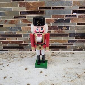 Vintage Wooden Nutcracker Soldier, Christmas Decor